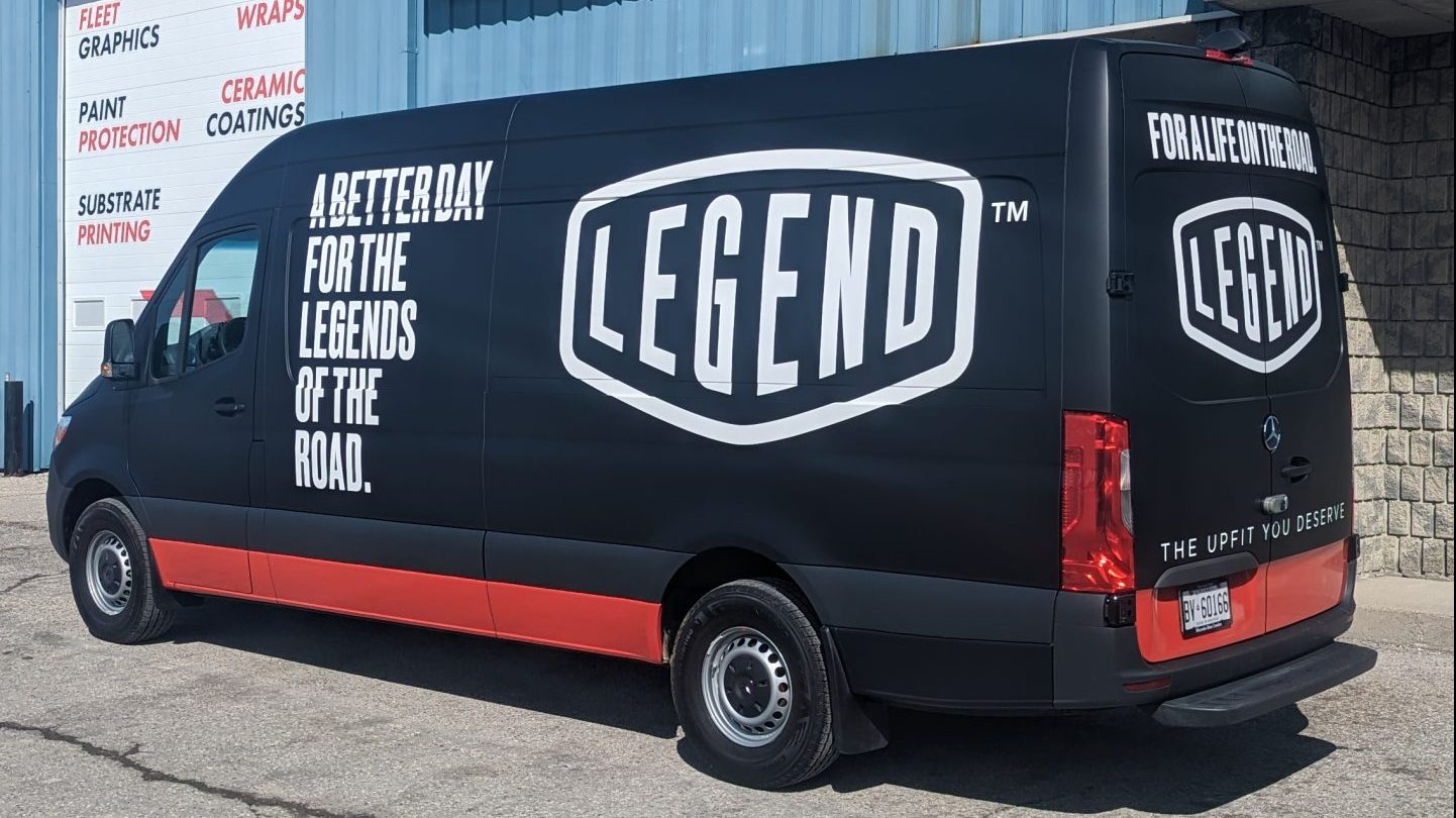 Legend Sprinter van wrapped by Auto Trim Design