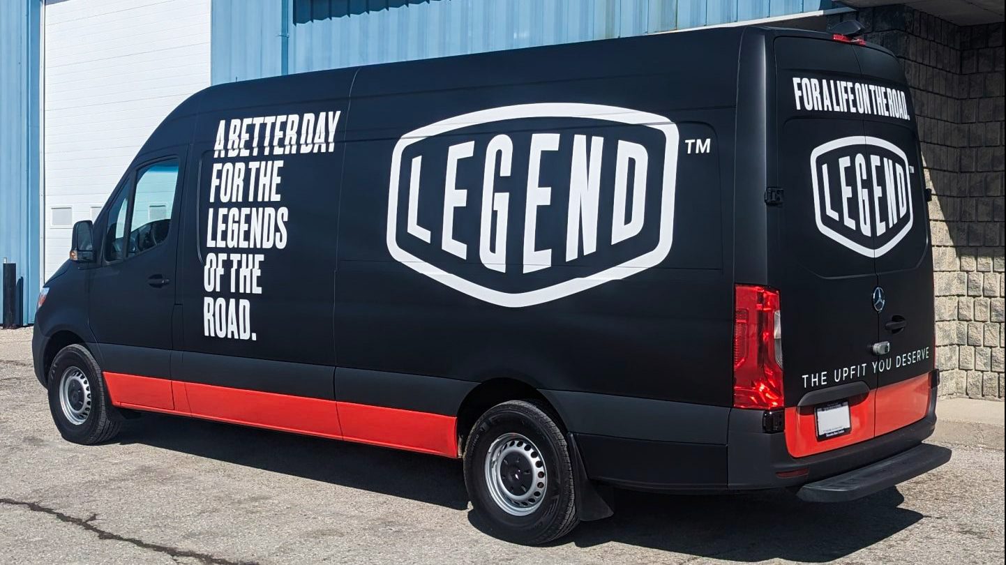 Legend Sprinter van wrapped by Auto Trim Design